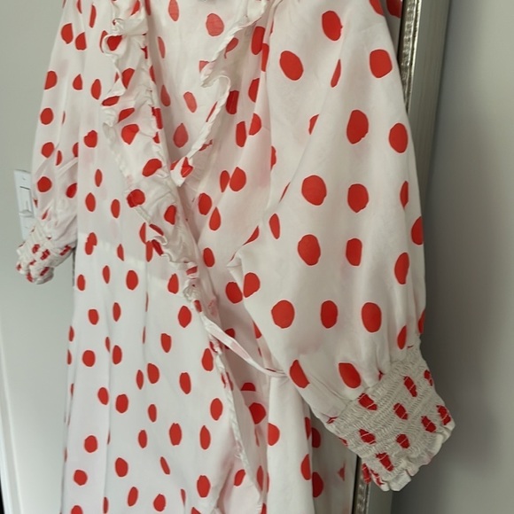 Rixo X Target Polkadot Wrap Mini Dress - Picture 8 of 9